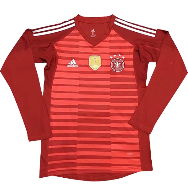 Maillot Football Allemagne ML Gardien 2018 Rouge
